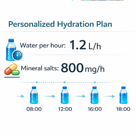 Planes de hidratación personalizados